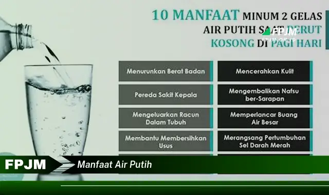 manfaat air putih