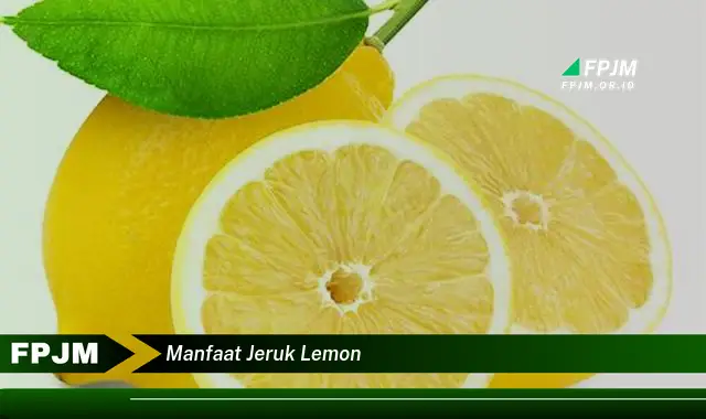 manfaat jeruk lemon