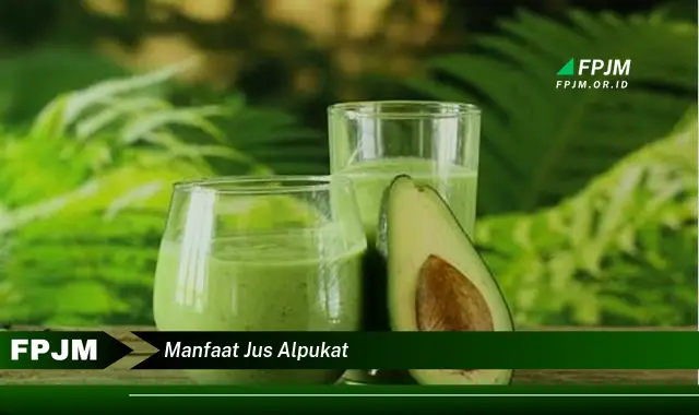 manfaat jus alpukat