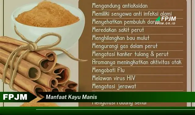 manfaat kayu manis