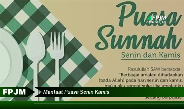 manfaat puasa senin kamis