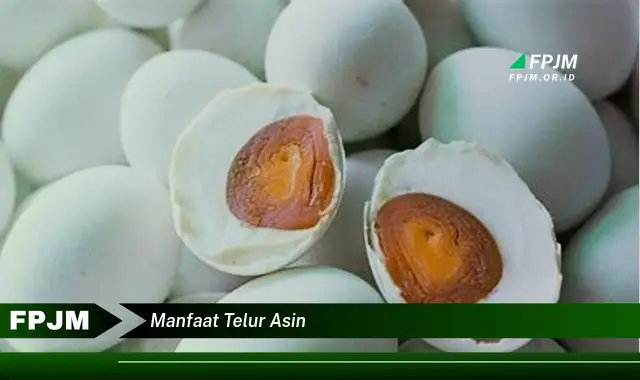 manfaat telur asin