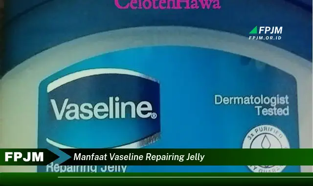 manfaat vaseline repairing jelly