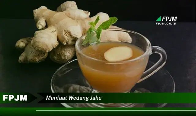 manfaat wedang jahe